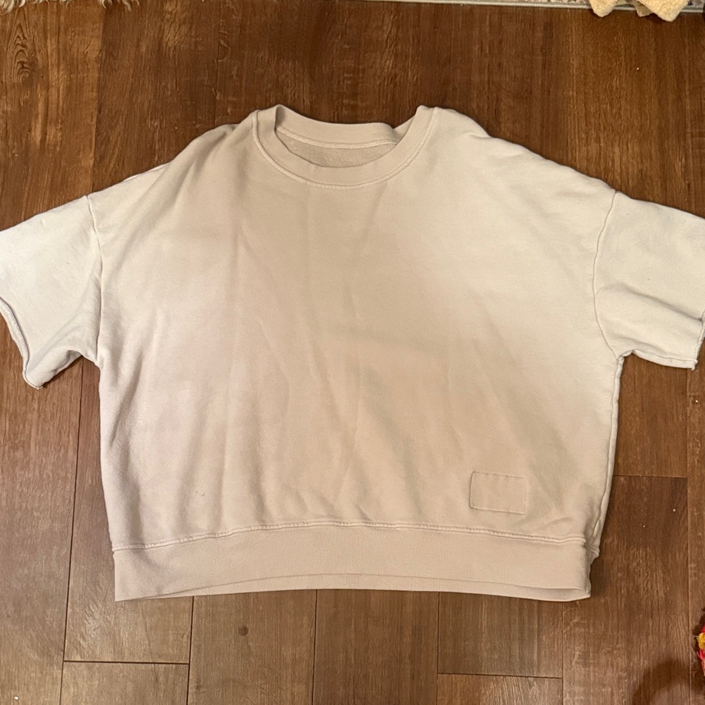 Daily Drills Cropped Short Sleeve Crew